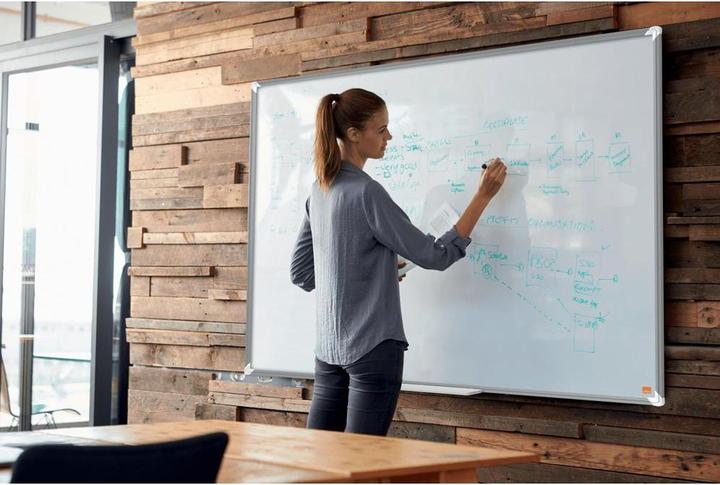 Actual product image Nobo Whiteboard Premium Plus Steel Nano Clean (1200 x 900 mm)