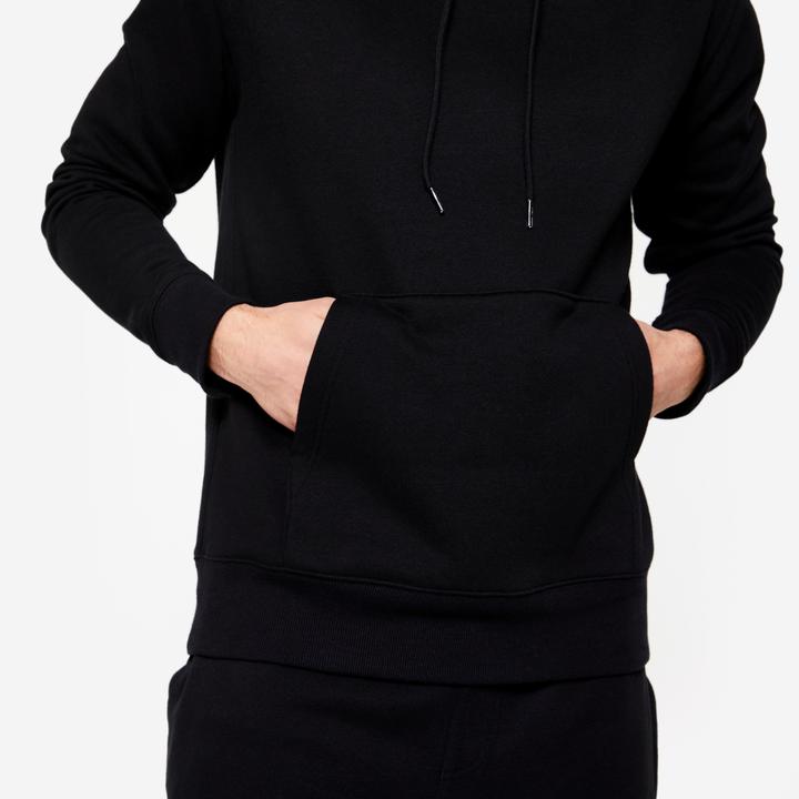 Produktbild Domyos Hoodie Herren warm Baumwollgewebe - schwarz (L)