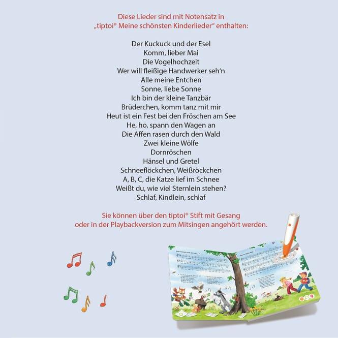 Produktbild tiptoi M. schönsten Kinderlieder-H22 (Deutsch, Kerstin M. Schuld, Cee Neudert, 2022)