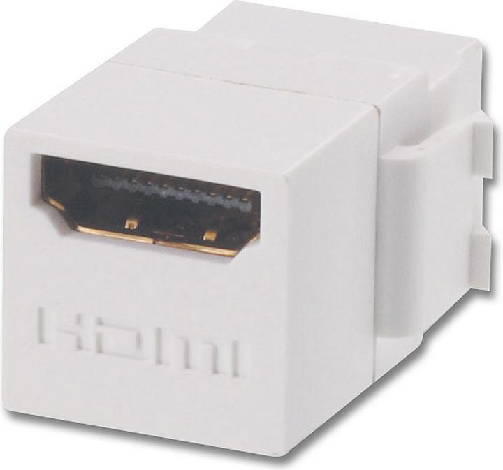 Lindy HDMI double coupler F/F keystone Keystone module for wall outlets (HDMI, 1350 cm)