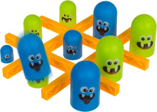 Actual product image Ootb Tic Tac Toe, Hungriges Monster (German, French, Italian, English, Swiss German)