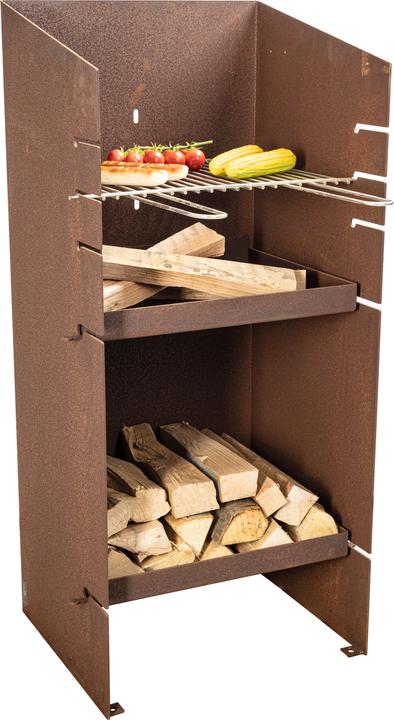 Produktbild Nouvel Feuersäule Trapez Corten (45 cm)