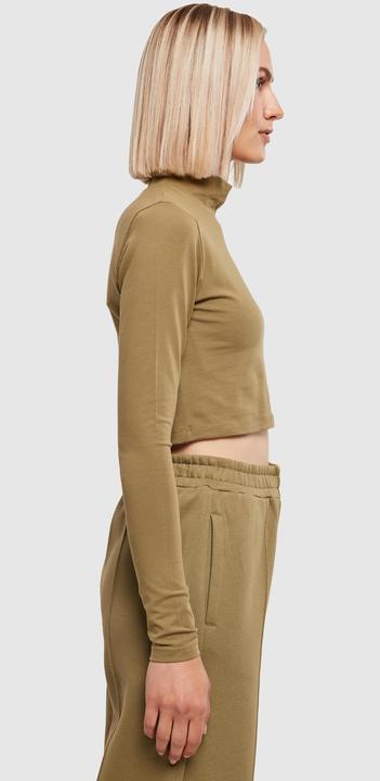 Actual product image Urban Classics Ladies Organic Cropped Turtelneck Longsleeve - 16513 (XS)