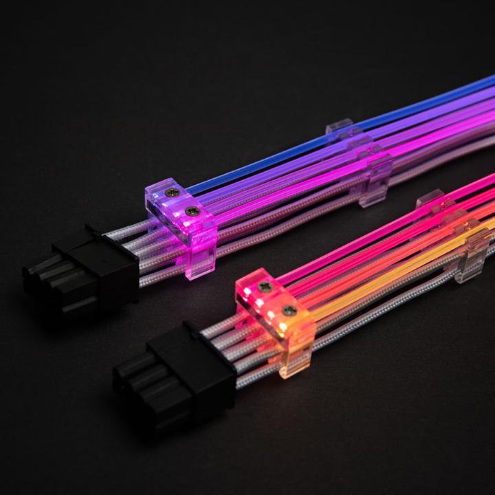 Image du produit Lian-Li Strimer VGA RGB PCIe à 8 broches (Multicolore)