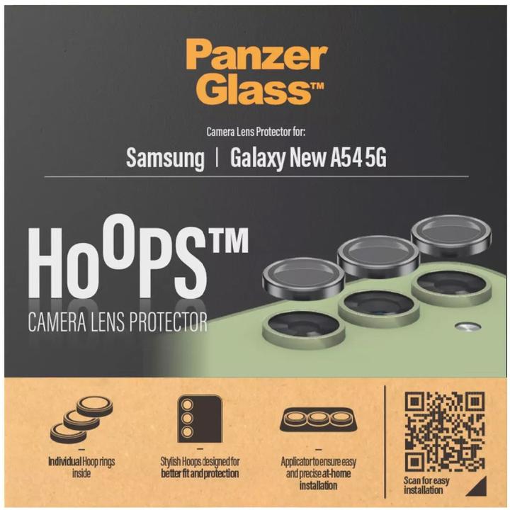 Immagine prodotto PanzerGlass Hoops Camera Lens Protector (1 Pezzo/i, Samsung Galaxy A55)