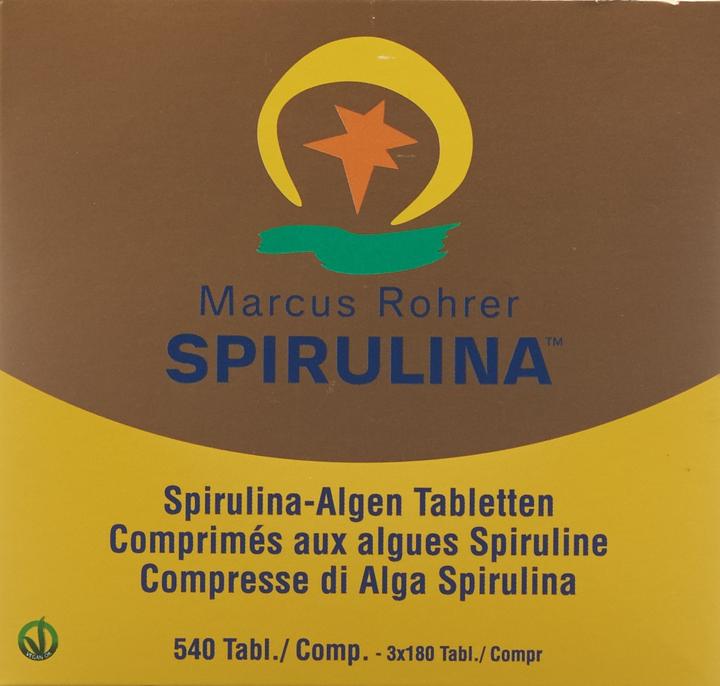 Immagine prodotto Marcus Rohrer Spirulina Spirulina Tablette Refill (540 Pezzo/i, Pillole, 197 g)