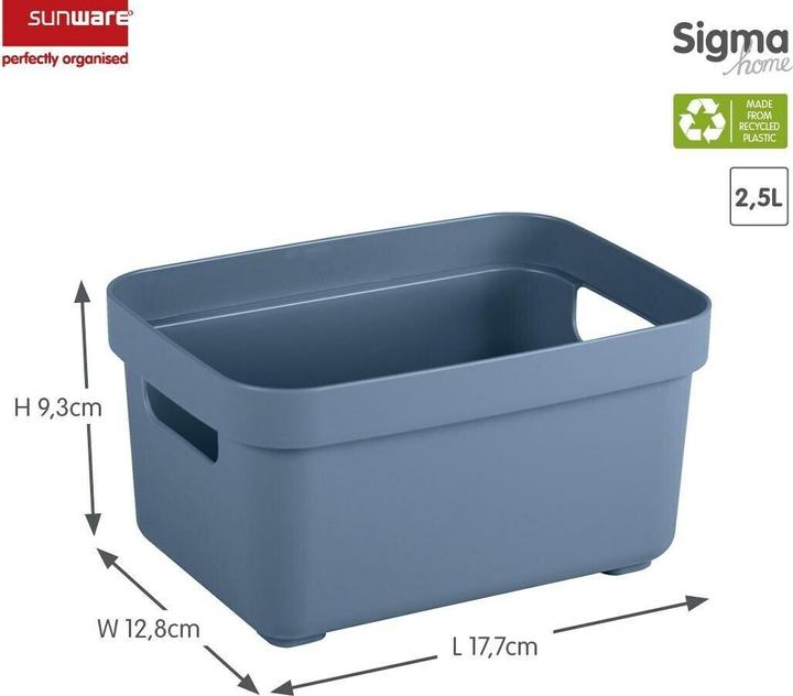 Immagine prodotto Sunware Scatola per la casa Sigma da 2,5L blu scuro (2.50 l)