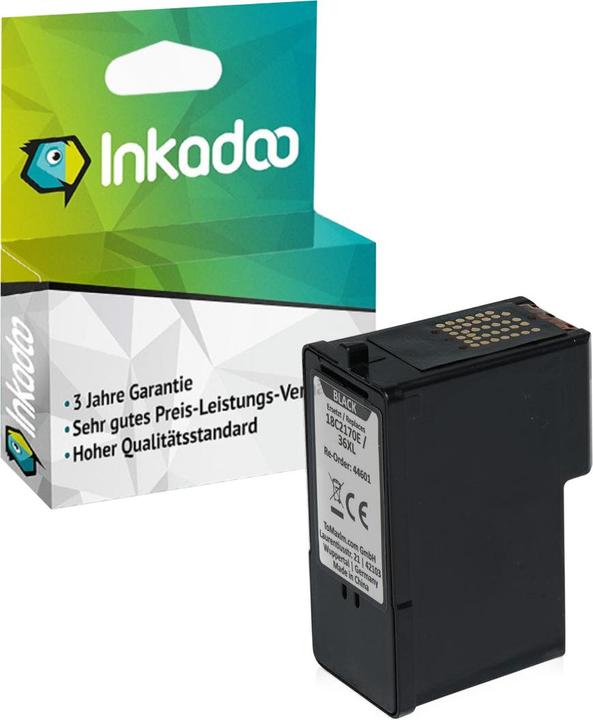 Produktbild Inkadoo Kompatibel Tinte für Lexmark X 5690 (BK)