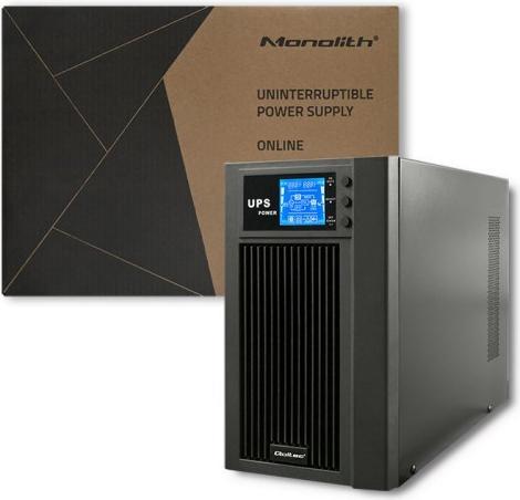 Actual product image Qoltec Pure Sine Wave 53043 (3000 VA, 2400 W, Online double converter UPS)