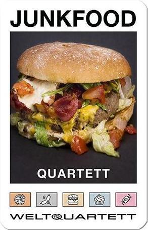 Immagine prodotto Weltquartett 1018 - JUNKFOOD-QUARTETT- Bombe caloriche su 32 carte da gioco (edizione DE) (Tedesco)