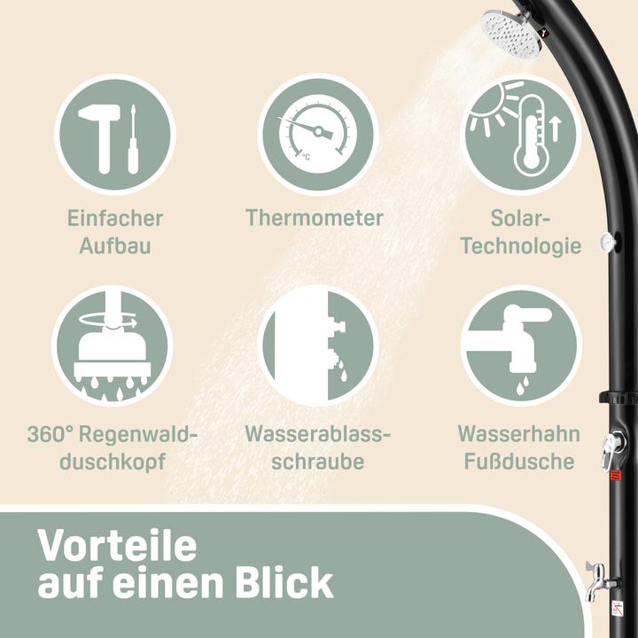 Actual product image Monzana Solar Shower Bow 20L