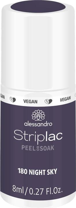 Immagine prodotto Alessandro Striplac Peel o Soak - 180 Night Sky (180 Cielo notturno, Vernice UV gel)