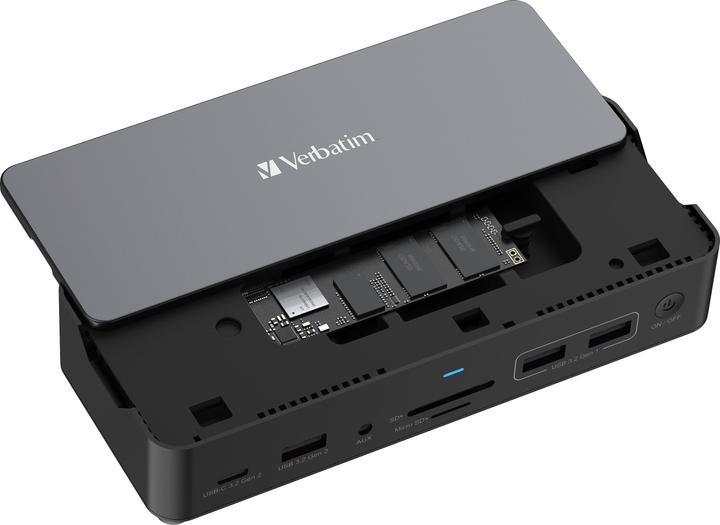 Actual product image Verbatim CDS-15SSD (USB-C, 15 Ports)
