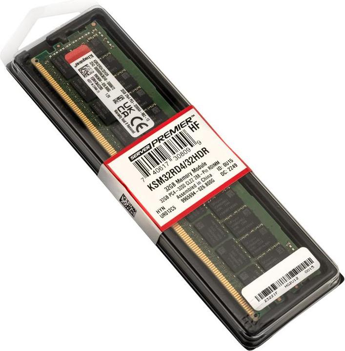 Immagine prodotto Kingston Server Premier (1 x 32GB, 3200 MHz, DDR4-RAM, DIMM)