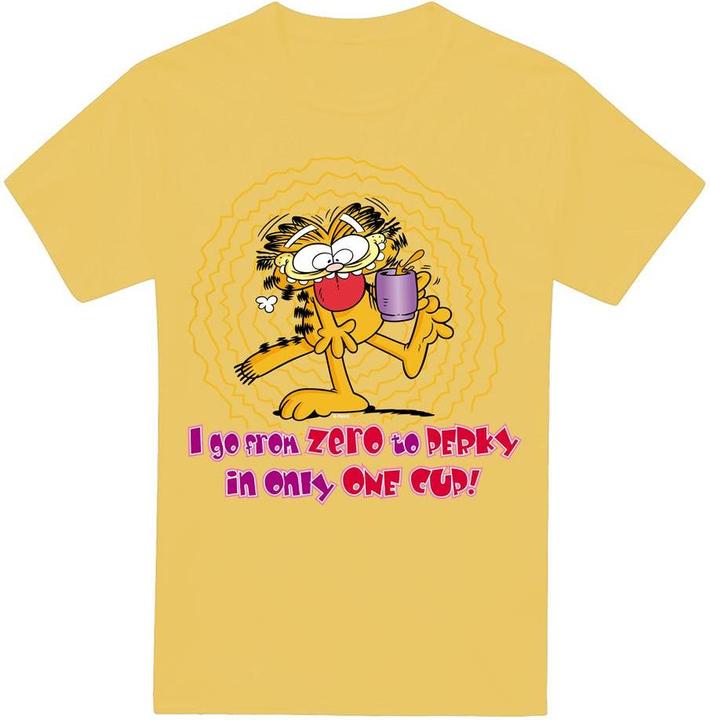 Garfield From Zero To Perky TShirt
