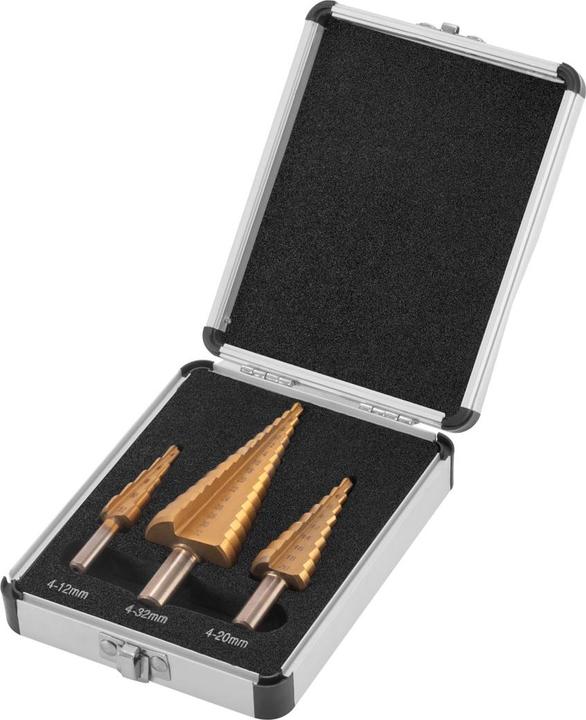 Produktbild Stahlwerk Stufenbohrer Set (4-12mm, 4-20mm, Ø 4-32mm)
