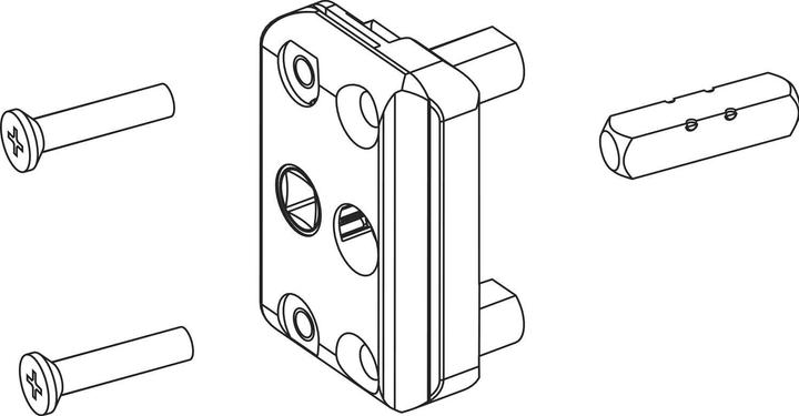 Produktbild Roto NT/NX Zwischengetriebe-Set 12/20-13 Schlagleistengetriebe-Adapter