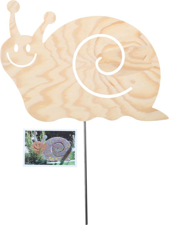 Produktbild Legna Creativa Gartenstecker Schnecke (23 cm, 34 cm)