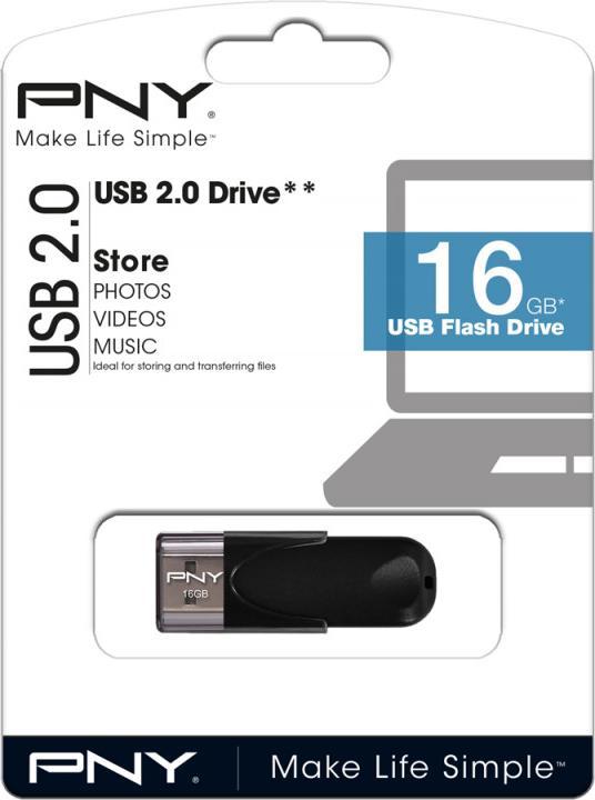 Produktbild PNY Attaché 4 (16 GB, USB-A, USB 2.0)