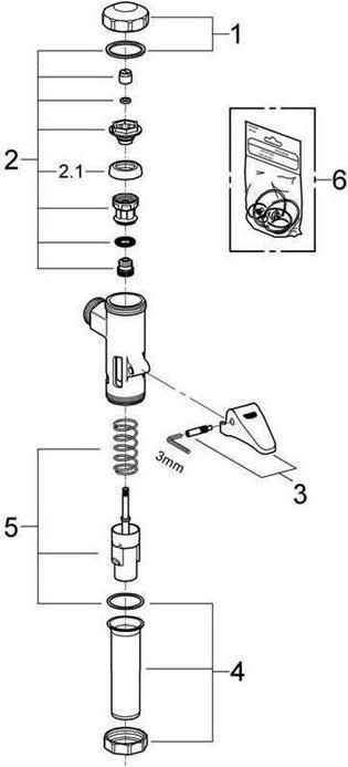 Actual product image Grohe DAL fully automatic dishwasher