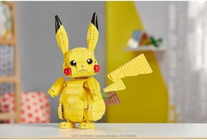 Actual product image Mega Construx Pokemon Jumbo Pikachu