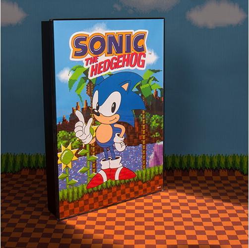Actual product image Fizz Creations Sonic the Hedgehog poster with light-up function (21 x 30 cm)