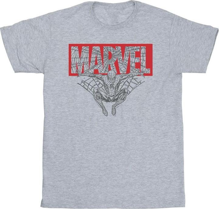 Produktbild Spider Man Logo Red TShirt (XXL)