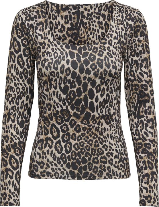 Only Onllone Aop L/S Two Way Top Jrs