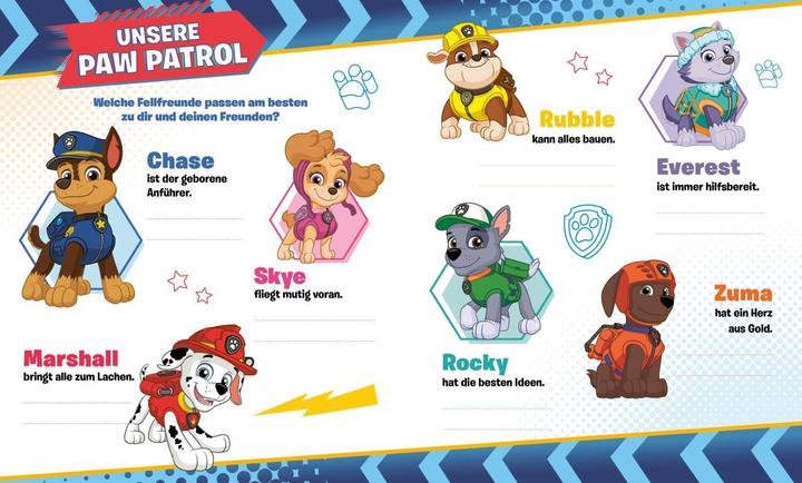 Produktbild Paw Patrol - Mein Freundebuch (Deutsch, 2023)