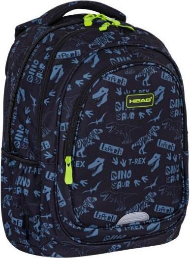 Actual product image Astra Backpack with two compartments Head Tyrannosaurus AB300