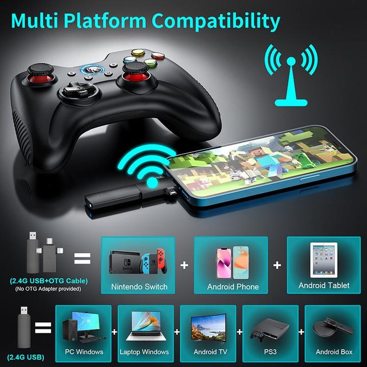 Immagine prodotto EasySMX Kc-8236-bla (Steam Machine, PS3, PC, Switch, Android)
