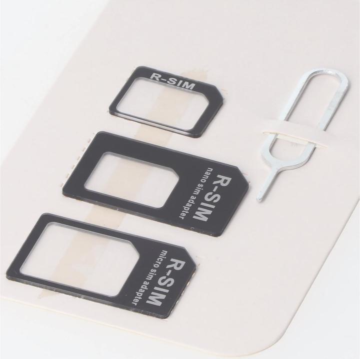 Immagine prodotto AccuCell Adattatore per scheda SIM 4in1, adattatore da Micro-SIM a SIM, da Nano-SIM a SIM, da Nano-SIM a (Porta SIM)