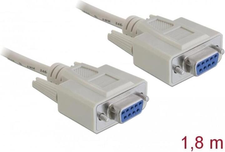 Actual product image Delock Null modem cable DB9 (1.80 m, VGA)