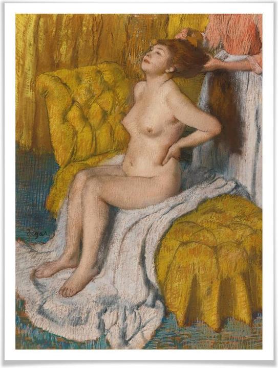 Immagine prodotto Trenddeko Una donna si fa legare i capelli (30 x 40 cm)
