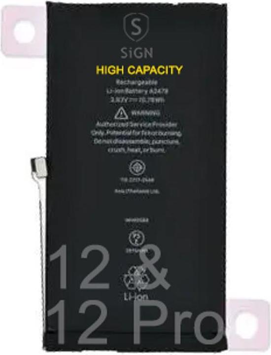 Immagine prodotto OEM Batteria ad alta capacità per iPhone 12 e 12 Pro - 3240mAh