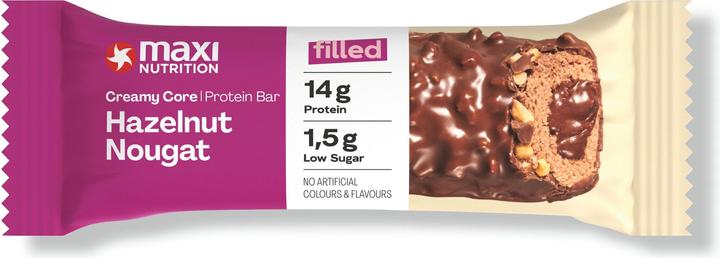 Immagine prodotto Maxi Nutrition Barretta al cuore cremoso Hazel (Nocciola, Torrone, 1 pz., 45 g)