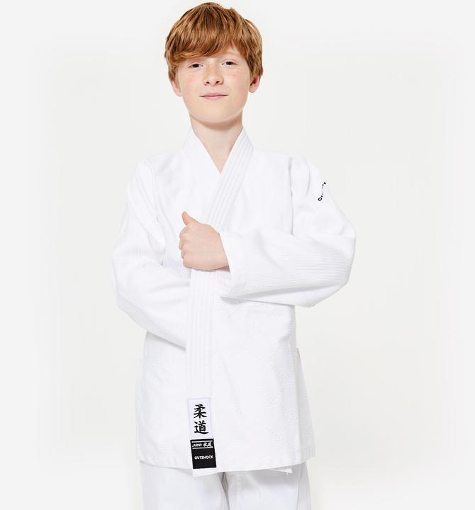 Actual product image Outshock Children's judo and aikido suit 350 g/m² - white (130 B)