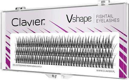 Clavier Vshape Tufts Eyelashes 8Mm