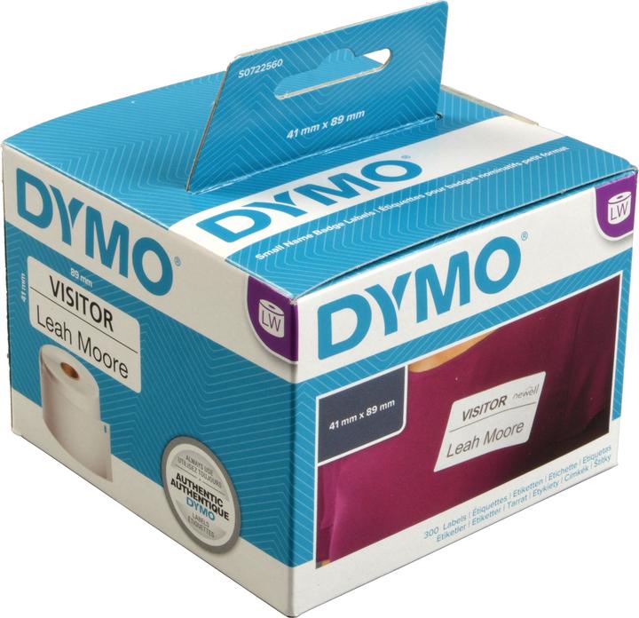 Actual product image Dymo S0722560 Blank name badges