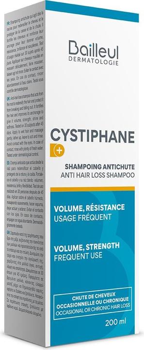 Actual product image Cystiphane Anti-hair loss shampoo (200 ml, Liquid shampoo)