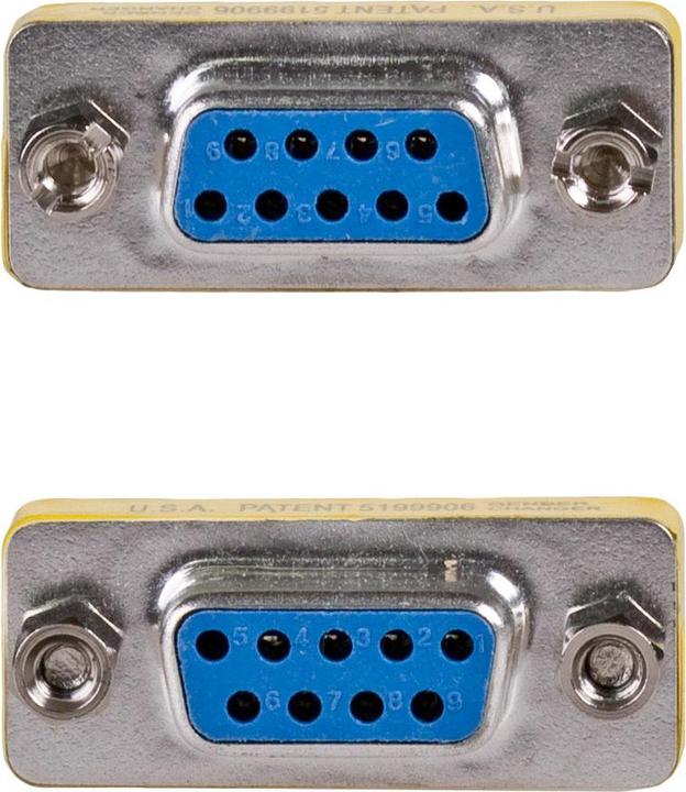 Actual product image Akyga adapter AK-AD-16 D-Sub (f) / D-Sub (f) ver. 9 pin RS 232