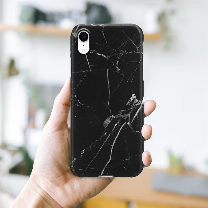 Actual product image Cadorabo IMD TPU Colorful Marble Cover (Apple iPhone XR)