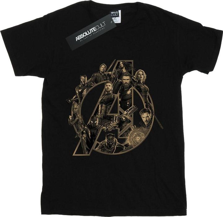 Immagine prodotto Avengers Infinity War Logo Maglietta Ragazze (140, 146)