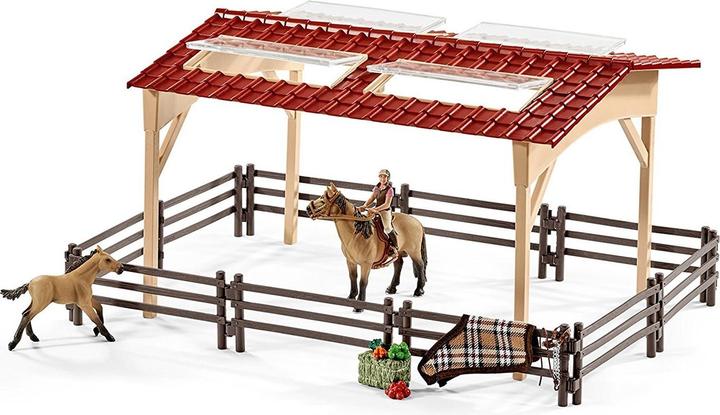 Actual product image Schleich Horse stable with accessories
