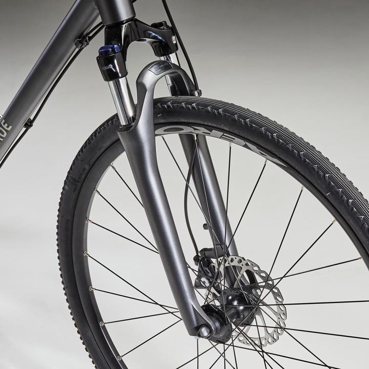 Actual product image Riverside Cross Bike 28 Zoll 700 grau/orange (48 cm)