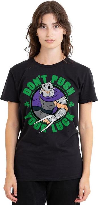 Actual product image Teenage Mutant NT Unisex Adult Luck Shredder St Patricks Day T-Shirt (M)