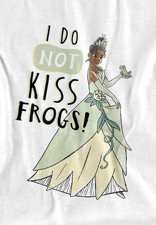 Actual product image Disney Princess Childrens/Kids Does Not Kiss Frogs Tiana T-Shirt (128)