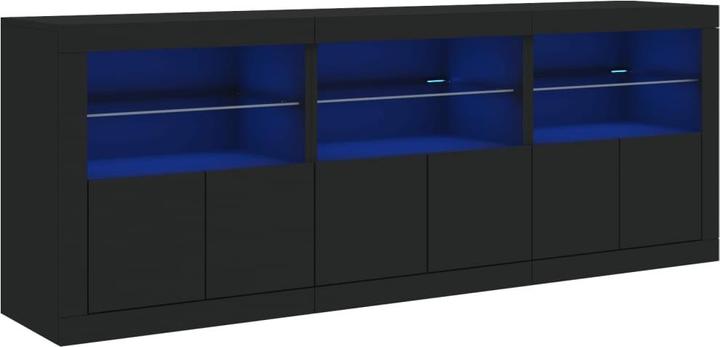 Produktbild VidaXL Sideboard mit LED-Leuchten (181.5 x 37 x 67 cm)