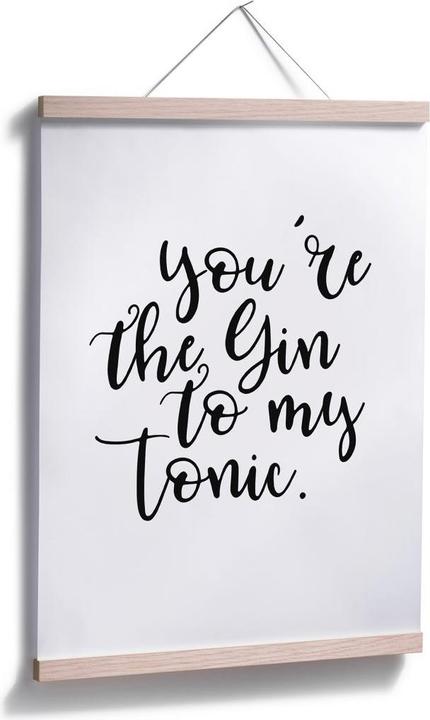 Produktbild Trenddeko You are the Gin to my tonic (50 x 60 cm)