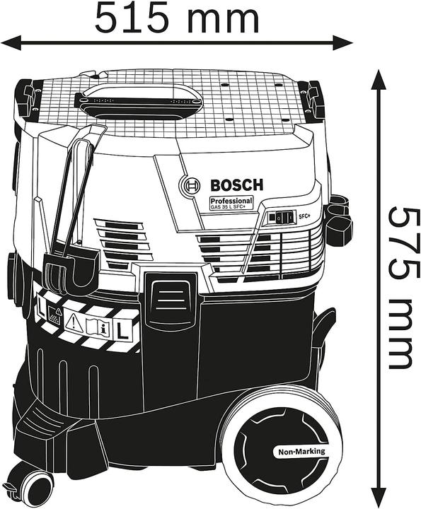 Image du produit Bosch Professional GAS 35 L SFC+ (version UE) (Aspirateur eau et poussière)